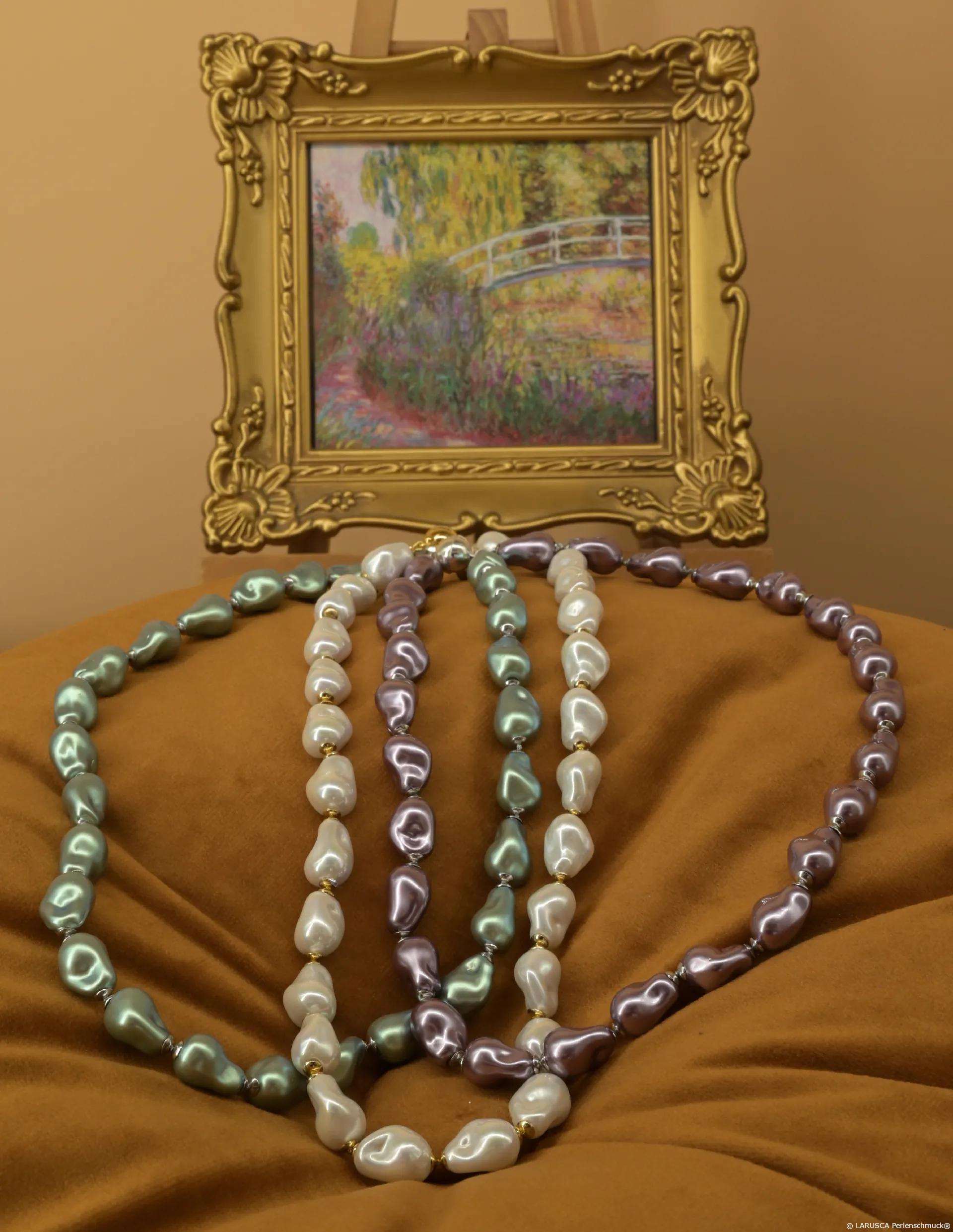 Claude Monet und Perlenketten