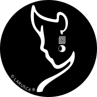 Onlineshop - Ohrringe - Ohrstecker - Ohrschmuck gezeichneter Frauenkopf Silouette mit Ohrring