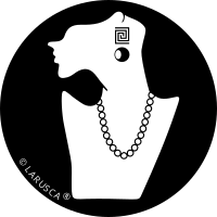 LARUSCA Perlenschmuck® Onlineshop - Fingerringe - RInge  gezeichnete Hand mit Fingerring