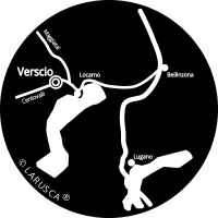 LARUSCA Perlenschmuck® Stradón 24, 6653 Verscio, Terre di Pedemonte, Locarno, Sopraceneri, Ticino, Svizzera, Mappa