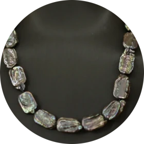 Perlen-Collier «Mosaik»