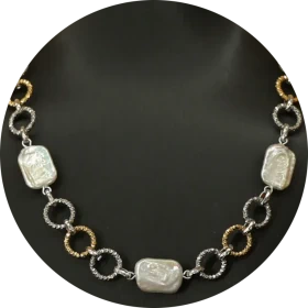 Collier «Kreis & Perle»